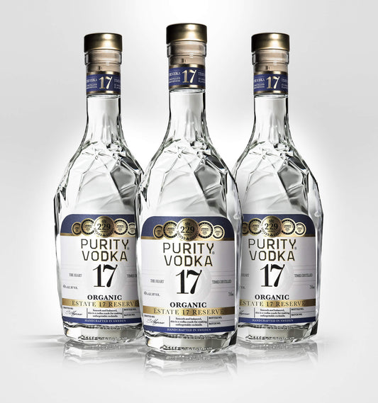 Purity Estate 17 Reserve Edition Organic Vodka - 3 Bottle Bundle