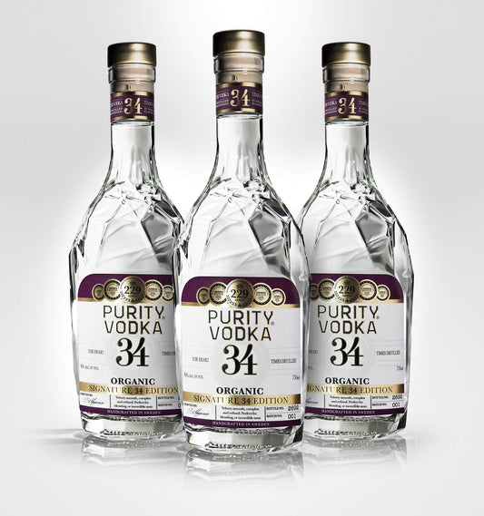 Purity Signature 34 Edition Organic Vodka - 3 Bottle Bundle